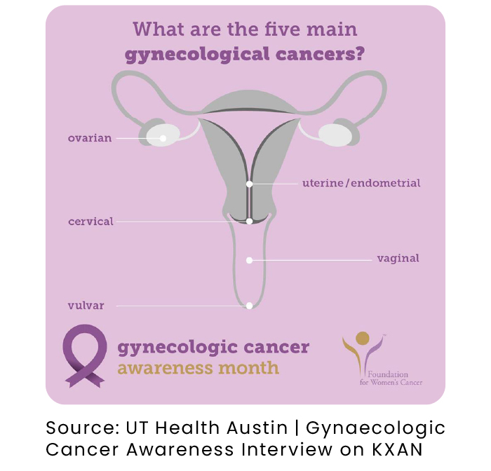 5 main gynecological cancers3